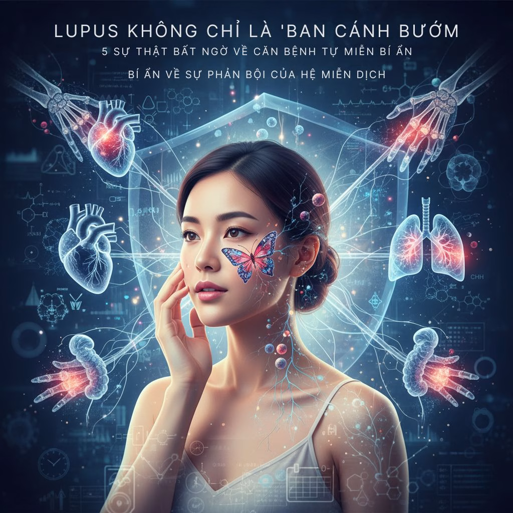 Lupus Không Chỉ Là 'Ban Cánh Bướm': 5 Sự Thật Bất Ngờ Về Căn Bệnh Tự Miễn Bí Ẩn 1