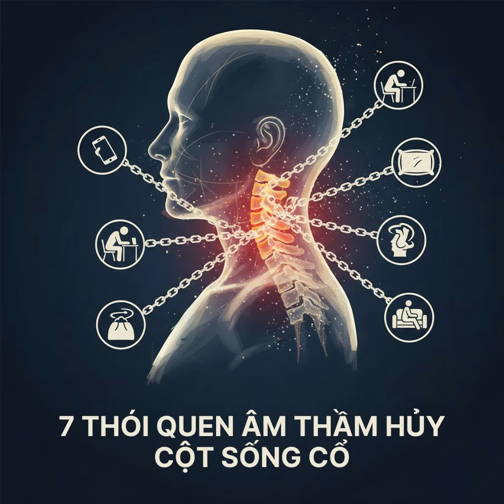 7 Thói Quen Tưởng Vô Hại Nhưng Đang Âm Thầm Hủy Hoại Cột Sống Cổ Của Bạn 1
